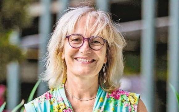 La investigadora británica escribe y enseña sobre transformación de conflictos en la escuela. La invitó Ruta N en 2018. FOTO Jaime Pérez