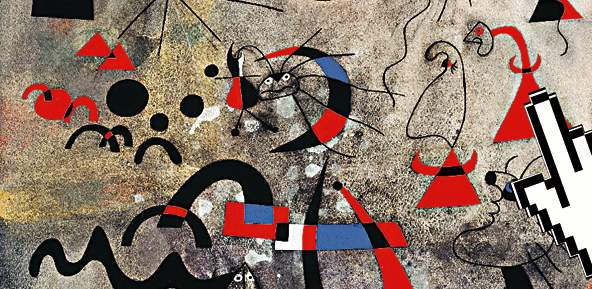 Arte perdido se cuelga en la galería virtual | Detrás de algunas obras de Joan Miró, Willem de Kooning y Marcel Duchamp (en las fotos) hay historias como las recuerda el sitio Gallery of Lost Art. FOTO bloomberg