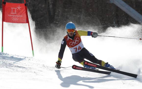 Michael Poettoz, de 19 años, disputará su segunda competencia en el giant slalom el jueves a las 11:45 p.m. FOTO REUTERS