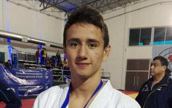 Esta fue la medalla que le valió el título en el Panamericano y su ubicación actual. FOTO cortesía liga antioqueña de judo