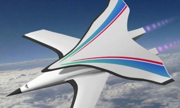 Así se vería el avión ultrarápido, pero por ahora es un sueño. FOTO: Science Chine Press