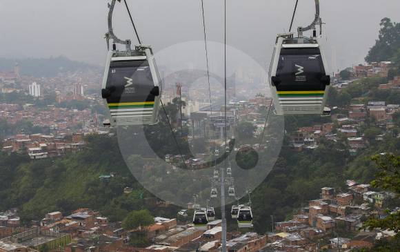 El metrocable línea H, aunque es un poco más pequeño (longitud) en comparación con sus cables hermanos —líneas K, J y L—, está equipado con lo último en tecnología. FOTO donaldo zuluaga