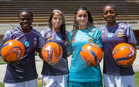 La preparación física de las jugadoras colombianas se ha incrementado. Ahora la exigencia es mayor. FOTO JAIME PÉREZ