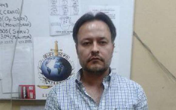 Esta es la imagen que compartió el General Palomino sobre la captura de alias “Duncan”. FOTO Cortesía Policía Nacional