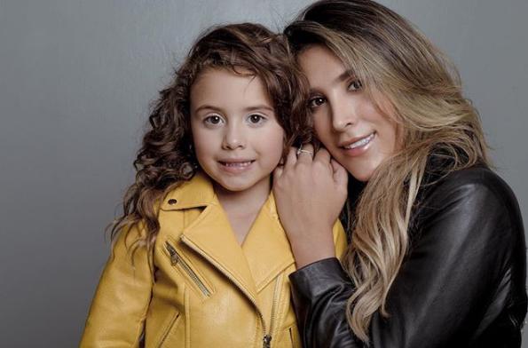 Daniela Ospina y Salomé, la hija que tiene con James Rodríguez. FOTO Instagram