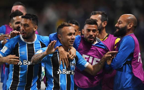 Gremio de Porto Alegre venció en semifinales al Pachuca. FOTO EFE