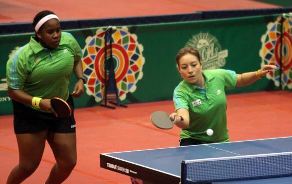 Esta fue la segunda medalla del tenis de mesa colombiano, luego de la plata alcanzada en la modalidad por equipos con las cuatro representantes colombianas. FOTO COLPRENSA