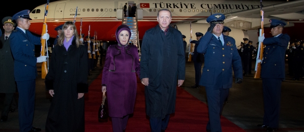 El presidente de Turquía, Tayyip Erdogan, quien llegó al país en visita oficial para fortalecer las relaciones bilaterales con Colombia. FOTO CORTESÍA