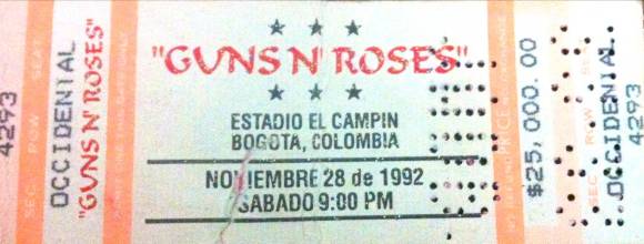 Se tenían presupuestados dos conciertos: sábado y domingo. Al final solo se hizo el del domingo 29 y duró 54 minutos. FOTO archivo 