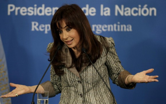 Cristina Fernández de Kirchner, expresidenta de Argentina. FOTO: AGENCIA