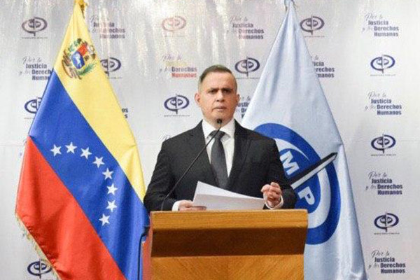 El fiscal general venezolano, Tarek William Saab. FOTO: Tomada de @MinpublicoVE