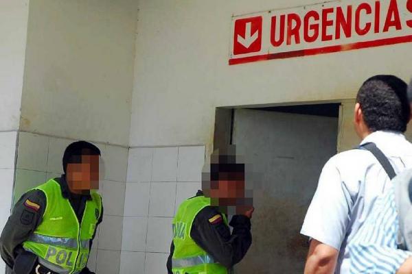 El policía fue trasladado a un centro médico y actualmente se encuentra “fuera de peligro”, agregó el coronel Aroca. FOTO ARCHIVO