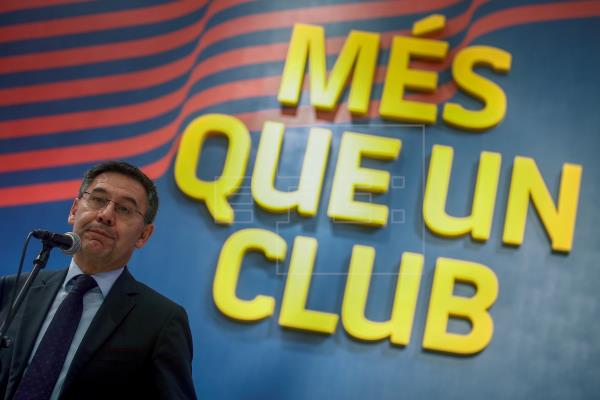 El presidente del Barcelona, Josep Maria Bartomeu. FOTO EFE