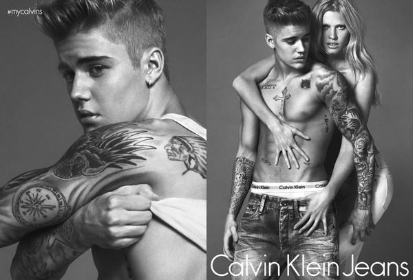 Además de la ropa interior la campaña con Justin Bieber también se hizo para los Jeans. FOTO Cortesía @calvinklein
