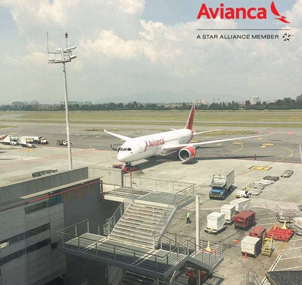 El nuevo Boeing B787 tiene capacidad para 236 pasajeros y 10 tripulantes. FOTO AVIANCA