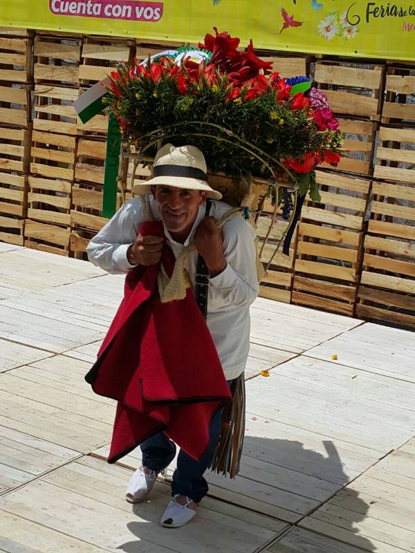 Juan Carlos Grajales Alzate, ganador Silleta Tradicional. FOTO Donaldo Zuluaga