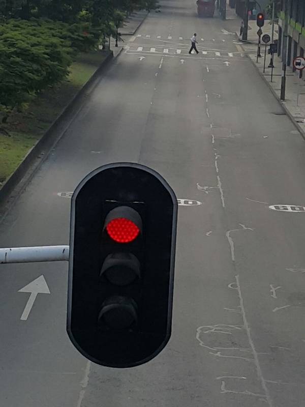 El día sin carro terminará esta tarde. FOTO DONALDO ZULUAGA