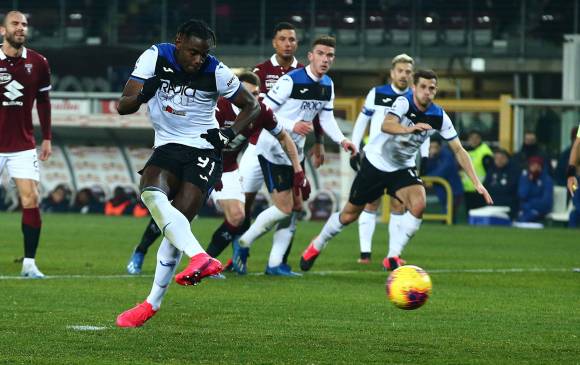 Duván llegó a lo 70 goles en 179 partidos disputados en Italia con clubes como Nápoles (11), Udinese (18), Sampdoria (11) y Atalanta, equipo con el que más ha marcado (30). FOTO Cortesía Atalanta 