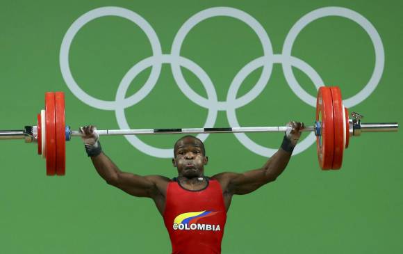 Edwin Mosquera se ubicó séptimo en la división de los 69 kilogramos de los Juegos Olímpicos, con lo que se adjudicó el diploma olímpico. FOTO REUTERS
