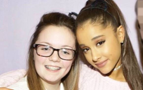 Georgina Callander y su ídolo, Ariana Grande. FOTO TOMADA DE INSTAGRAM