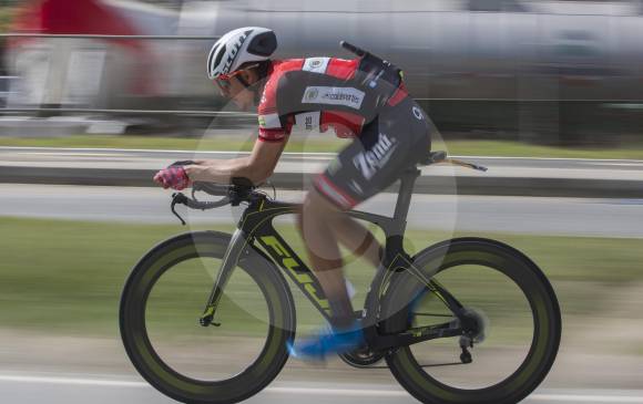 El paisa Alex Cano, de Coldeportes-Zenu-Claro, es uno de los favoritos. FOTO manuel saldarriaga