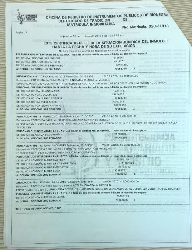 3. Tierras compradas por el alcalde