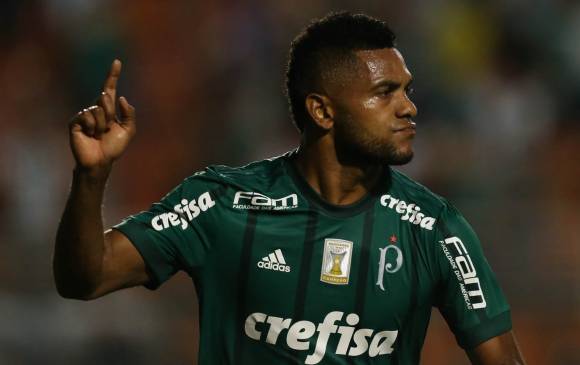 Borja ha marcado 4 goles en el fútbol brasileño. FOTO TOMADA DE TWITTER @Palmeiras
