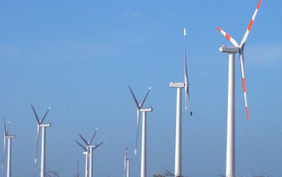 El parque eólico Los Cururos fue una inversión de EPM en Chile, y fue puesto en servicio en 2014. Foto: Cortesía EPM