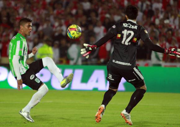 Colprensa - Santiago Tréllez malogró varios opciones de gol para Nacional.