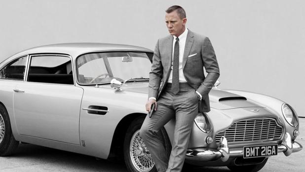 Este es el Aston Martin que usó James Bond en la más reciente producción, protagonizada por Daniel Craig. El que viene será eléctrico. FOTO CORTESÍA