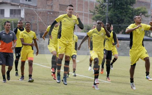 El último duelo de Envigado ante Huila, los opitas se impusieron de locales 1-0, en la Liga pasada. FOTO juan antonio sánchez 