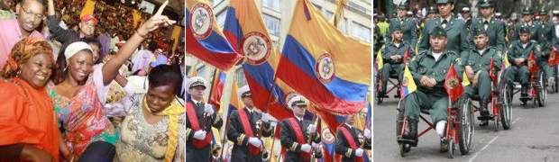 Presidente Santos encabeza celebraciones del 20 de julio | Colprensa | Colombia celebró este miércoles los 201 años de su independencia.