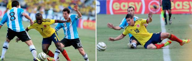 Colombia ocupa el puesto 36 en clasificación Fifa | En la pasada ronda eliminatoria, la selección Colombia perdió tres puntos ante Argentina al caer 2-1 en Barranquilla.
