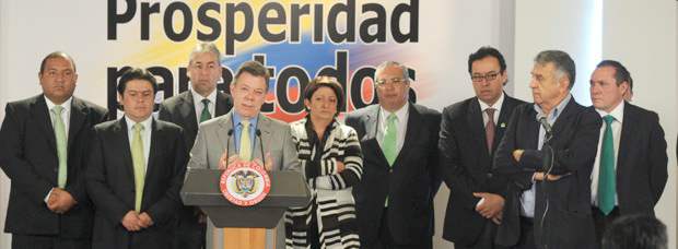Partido Verde se sumó a la Mesa de Unidad Nacional sin intereses: Santos | Cortesía Presidencia de la República | El presidente Juan Manuel Santos dijo que se realizó un diálogo constructivo.
