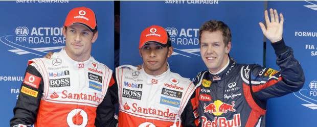 La pole fue para Lewis Hamilton | Reuters | El británico Lewis Hamilton, de McLaren, acabó con la hegemonía del equipo Red Bull, autor hasta este sábado de todas las poles del año en la Fórmula Uno.