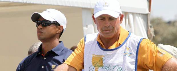 Tiger Woods, bochorno ante su excaddie en la Copa Presidentes | Reuters | Tiger Woods y Steve Williams durante la primera jornada de la Copa Presidentes que se disputa en Australia.