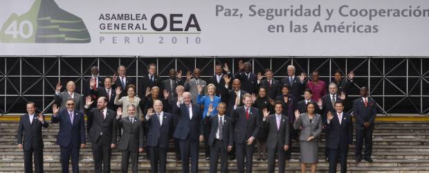 OEA estudiará regreso de Honduras al organismo | AP | Los cancilleres discutieron el tema en su XL asamblea anual que se realizó en Lima, Perú.