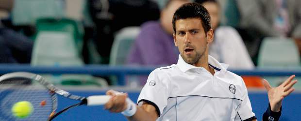 Djokovic venció a Monfils y Ferrer a Tsonga | Reuters | Novak Djokovic ganó su primer juego en Abu Dabi.