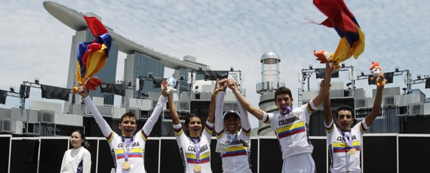Colombia, oro olímpico en ciclismo |