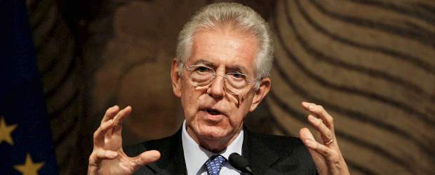 El primer ministro italiano, Mario Monti, prometió aplicar reformas económicas con equidad |