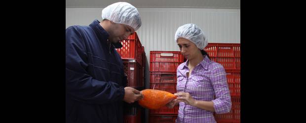 Laura le apuesta al desarrollo de La Unión | Con el capital semilla que les otorgó Bavaria, Ricardo y Laura Patiño Mejía construyeron una cava que les permite almacenar hasta 6 toneladas de alimentos pues la que tenían antes, de 700 kilos, les quedó pequeña.