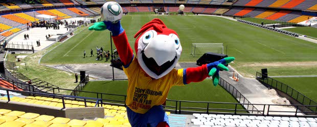Bambuco el Guacamayo fue bautizada la mascota del Mundial | Manuel Saldarriaga | La mascota del Mundial Sub20 se llama Bambuco el Guacamayo.