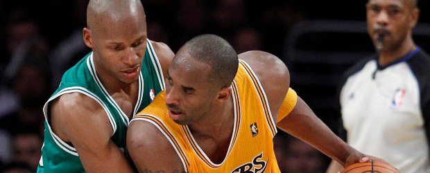 Celtics y Heat fueron mejores que Lakers y Thunder | Reuters | Ray Allen y Kobe Bryant pelean el balón durante el juego entre Celtics y Lakers en una nueva jornada de la NBA.