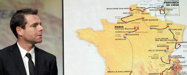 Cinco etapas de montaña y tres contrarreloj tendrá el Tour de Francia 2012 | Reuters | Cadel Evans fue uno de los ciclistas que presentó el Tour de Francia de 2012.