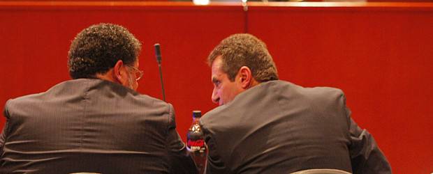 Fiscal pidió medida de aseguramiento contra María del Pilar Hurtado y Bernardo Moreno | Colprensa | En la audiencia de imputación, el ex secretario general de la Presidencia, Bernardo Moreno, no aceptó los cargos.