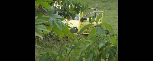 Dos hombres asesinados por sicarios en Caldas | Cortesía | El taxi se salió de la vía, en hechos registrados en la vereda La Miel (Caldas).