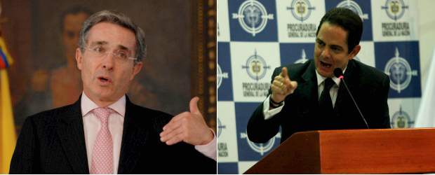 Con trinos, Uribe responde a señalamiento de Vargas | Archivo | El expresidente Álvaro Uribe Vélez y el ministro de Interior, Germán Vargas Lleras, fueron aliados hasta diciembre de 2008, cuando se presentó la votación contra la segunda reelección por parte de Cambio Radical.