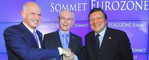 Eurozona acuerdan una nueva ayuda para rescate de Grecia | Reuters | La aportación oficial, es decir, la de la Unión Europea (UE) y del Fondo Monetario Internacional (FMI) ascenderá a 109.000 millones de euros.