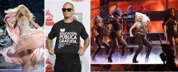 Noche de ensueño para Shakira y Calle 13 en los Grammy Latinos | AP y Reuters | Shakira y Calle 13 fueron las estrellas de la noche en Las Vegas.