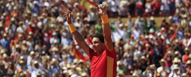 Rafael Nadal lleva a España a la final de la Copa Davis | Reuters | El tenista español venció este domingo 6-0, 6-2, 6-4 a Jo-Wilfried Tsonga y le dio a los ibéricos una ventaja irremontable de 3-1 sobre Francia en su serie de semifinales.